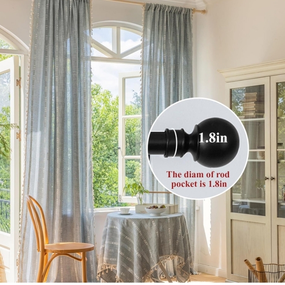 Elegant Blue Curtains - Picture 10 of 10